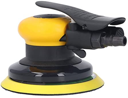 Itonash Air Powered Sander, Zinc Alloy 5in Random Orbital Sander with High Accuracy Chuck and Filter for Metal, Furniture, Car Body Sanding and Polishing