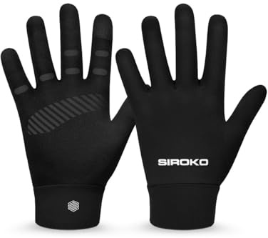 SIROKO Guantes Entretiempo Ciclismo niños K-Core Barspin Black Negro