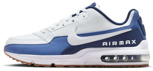 Nike Low Top Schuhe Air Max Ltd 3, White/White-Coastal Blue-Star Blue, 687977-114, 38.5 EU (6 US)