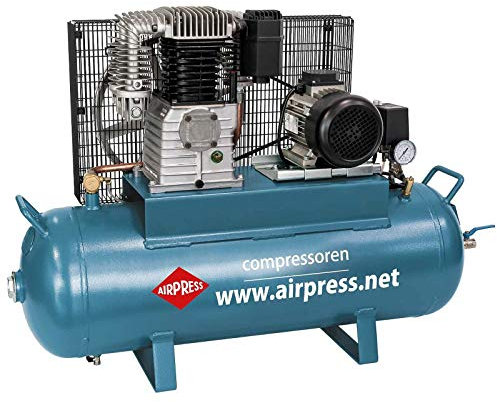 Airpress® Druckluft-Kompressor 3 PS | 2,2 kW 15 bar 100 l Kessel 400 Volt ölgeschmierter Kolben-Kompressor