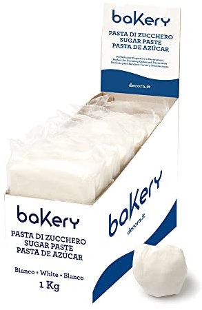 Decora 5310120 Pasta Di Zucchero Bianco 1 Kg No E171