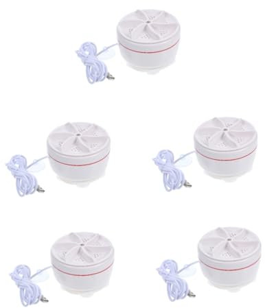 KITANDOVE 5piezas Mini Lavadora Portátil Para Ropa Delicada Para Viajes y Camping Eficaz y Limpieza De Prendas Finas