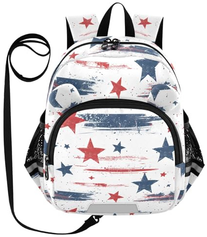 American Stars Toddler Harness Backpack for Boys Girls 3-6 Years Kids Backpack with Anti Lost Safety Leash Baby Harness Bookbag for Travel Preschool Walking