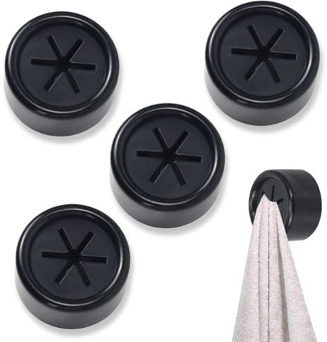 OUDQFCJ 4 pezzi portasciugamani – accessori da campeggio senza foratura, gadget da campeggio, accessori da cucina, roulotte e accessori per camper, pratici gadget per casa e cucina