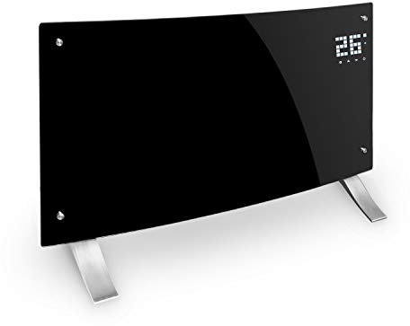 Klarstein Stufa Elettrica Basso Consumo, 2000W, Termoconvettore a Parete con Termostato, Termosifone Calorifero Riscaldamento Smart