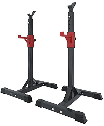 Squat rack Kniebeugenständer Multifunktionaler Kniebeugenständer Split Langhantelständer Bankdrücken Fitnessgeräte Einstellbare Langhantelstütze Belastbar 260kg