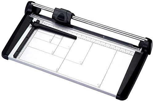 YyDDs Hochleistungs-Papierschneider A3 A2 A4 Papierschneider Büro Professioneller Stempel Leder-Guillotine-Schneidemaschine mit verschiebbarem Schneidkopf für Fotokarton-Gutscheinetiketten (Size :
