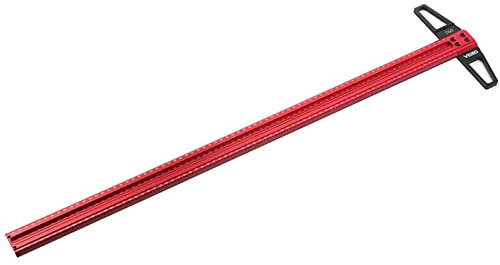 Carpenters Multi-Winkel-Mess-Dreikant-Lineal, Holzbearbeitungswerkzeuge, Lineal, Präzisions-Holzbearbeitungs-Linienreißer, Markierung, T-Lineal mit Stift, Aluminiumlegierung, Lochpositionierungs-Marki