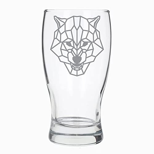 Always Looking Good Verre à bière gravé loup - Cadeau d'anniversaire pour les amoureux des loups - Cadeau pour les amoureux des animaux