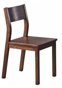 LAPADULA Home-Office-Stuhl Esszimmerstuhl aus massivem Holz, walnussfarben, Arbeitsstuhl, Stuhl ohne Armlehnen, geeignet for Wohnzimmer, Esszimmer, Arbeitszimmer Moderne Stühle