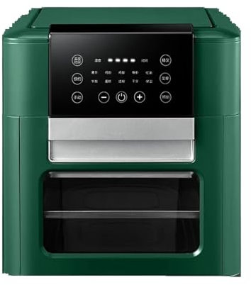 Elementos esenciales de los alimentos y ayudantes familiares Freidora inteligente Sartén eléctrica multifuncional Sartén sin aceite Horno Horneado de 360° Pantalla táctil LED Asistente inteligente