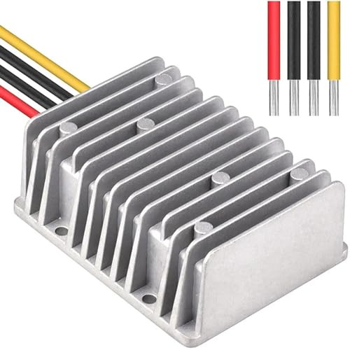 EWWFGUR Convertitore Step-up DC DC da 12V a 21V 1A 2A 3A 5A 10A 15A 20A Stabilizzatore di Tensione da 12V DC a 21V DC Convertitore di Potenza Boost 20A 420W(2A-01)