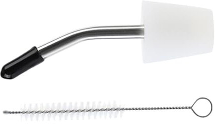 Teksome Bec Verseur pour Cafetière,Becs Verseurs Résistants À La Chaleur Avec Brosse De Nettoyage | Accessoires Universels Pour Bouilloires - Maison, Cafés, Restaurants & Établissements De Boissons