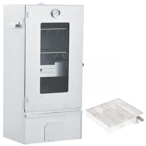 Gecheer Forno Affumicatore BBQ Generatore Fumo Freddo Acciaio Zincato,P3200763