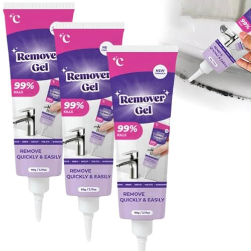 Vexclean Vexclean Gel nettoyant puissant pour éliminer les moisissures, très efficace dans la pénétration, nettoie rapidement, pour les espaces de carrelage de salle de bain et de cuisine, les murs et