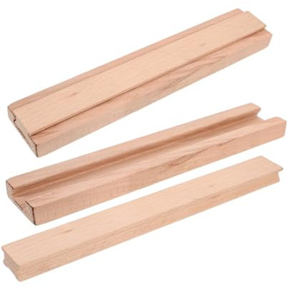 PENIKOKO 2 Stück Schubladenführungen aus Holz Einfache Installation für Effiziente Aufbewahrung und Schlafzimmer Vielseitig Einsetzbar und Langlebig für Diy Projekte und Verschiedene