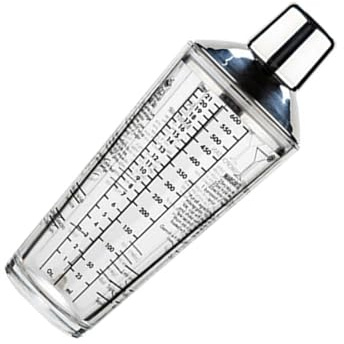 Homes Essential, set di miscelazione in vetro da 400 ml, grande capacità, per creare cocktail a casa, vetreria resistente alle alte temperature