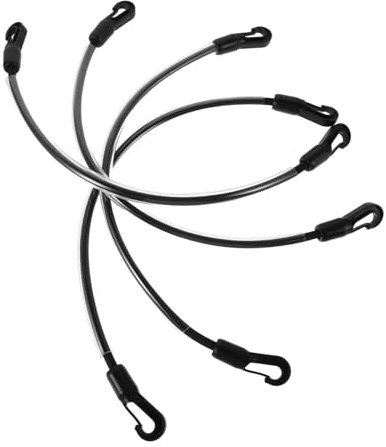 Levemolo 4stücke Teiliges Elastisches Pferdedecken Beingurt Doppelten Metallclips Widerstandsfähige Beinbefestigung Für Outdoor-pferdedecken Einfache Montage Sicherer Halt Bei Bewegung