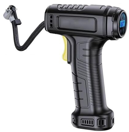 WAFOHSR Compresor De Aire Portátil De 120W, Bomba De Aire Inalámbrica/con Cable For Coche, Inflador De Neumáticos Portátil, Compresor De Aire Digital For Inflar Neumáticos FáCil De Usar(Wireless)
