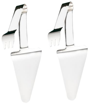 LABRIMP Espátula para Pizza y Queso De Acero Inoxidable, 2 Piezas, Ligera y Resistente Al Óxido, para Cocina Familiar y Restaurante, Apta para Pizza, Pastel y Queso