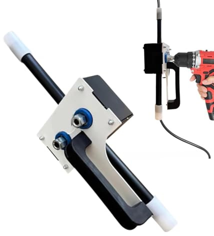 SVCEQZE Paquete Equipo Eléctrico Manual Tirador De Cables, 30x17x8cm Metal 8mm Herramientas Para Tiro De Cables, Tiracables Accionado Por Taladro Para Espacios Estrechos En Tuberías, Subterráneos