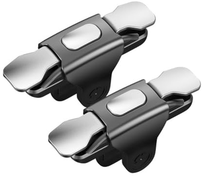 Tuminfar Déclencheur de pour Téléphone Sensible Trigger Mobile L1 R1 Clés de Visée Contrôleur de Déclencheur de Sensible pour Téléphone 4 Déclencheurs de Doigt