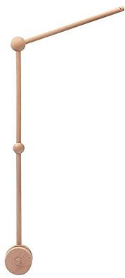 Mobile Halterung Holz für babybett, Mobile Baby Halterung wickeltisch Winkel einstellbar für Windspiele hängende bettglocke Kinderbett Baby Bett Spielzeuge