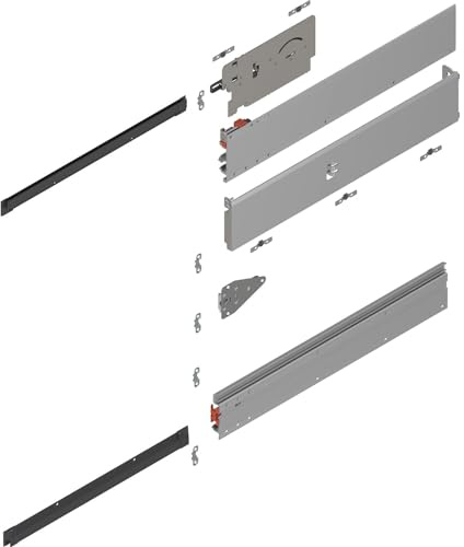 BLUM REVEGO uno Pocketschienen-Set Länge 500 mm, links