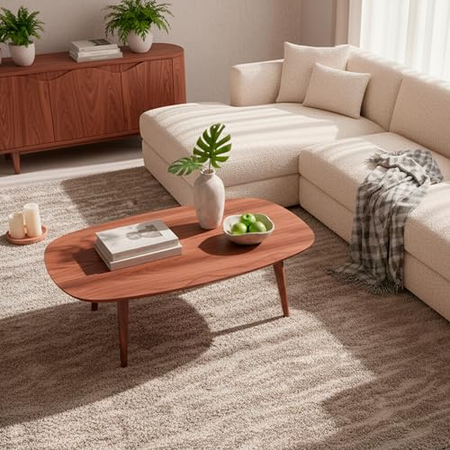 TESSO LIVING Tappeto Soggiorno a pelo alto - 120cm x 160cm - unicolore Beige - Motivo a linee alte e basse - Effetto 3D - Tappeto shaggy per camera da letto, Boho, Scandi