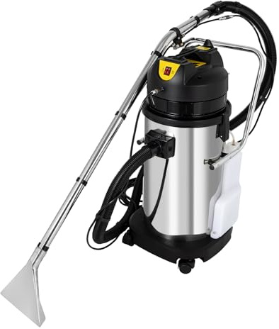 40L Commercial Carpet Cleaner, 1034W 110V 3 In 1 Multi-Purpose Wet Dry Vacuum Cleaner Portable Carpet Cleaning Machine, Floor Brush Cleaning Machine Suction Vacuum Cleaning Machine