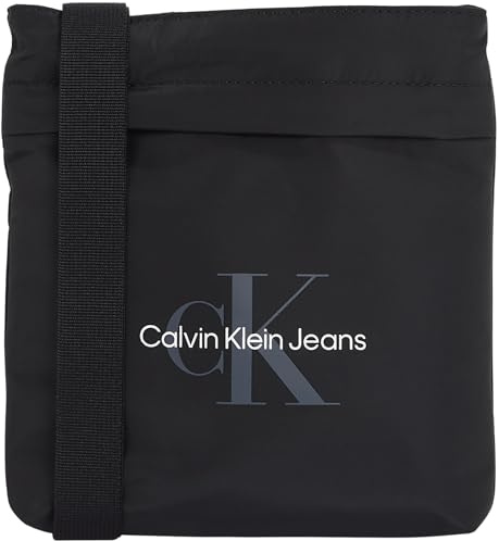 Calvin Klein Herren Umhängetasche Sport Essentials Flatpack mit Logo, Schwarz (Na Black), Einheitsgröße
