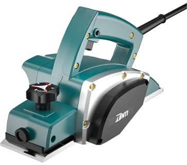 DNTI-500w Electric Hand Wood Planer Depth 0-1 mm16000rpm Hand Planers Woodworking Tool 3-1/4 Inch Hand Power Planer Handheld Planers for Wood Chamfer DIY Model (2920B)