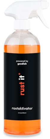 goodlab RustIT+ Activateur de rouille | Accélérateur de rouille pour tout type de métaux oxydables | Utilisation rapide, facile et sûre (750 ml)