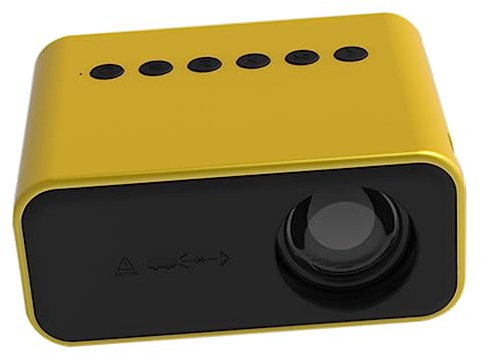 jojofuny Mini-projektor Tragbarer Heimprojektor für Filmplayer und Medienprojektor Kompatibel mit Android- und -geräten Eu-stecker
