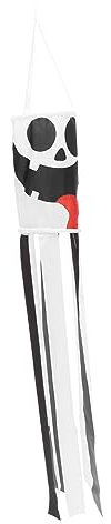 TOYANDONA Halloween Ghost Windsock Hanging Flag for Outdoor Indoor Decor for Spooky Parties and Festivals Easy to Install Amusing Halloween Decoration