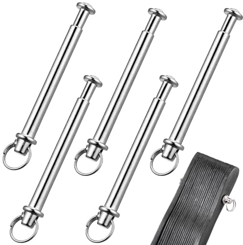 Rivet Eventail Acier Inoxydable Argenté 5 Ensembles pour Réparation | Installation Facile, Kit de Réparation pour Ventilateur Pliant, Accessoire Portable et Léger