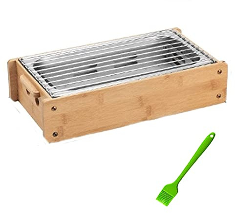 Plla de Barbacoa de sobremesa para Exteriores, Ideal para jardín, picnics, Fiestas, pllas portátiles de carbón, Barbacoa Comercial, Estufa de Kebab, Horno de calefacción, Mesa Comercial para