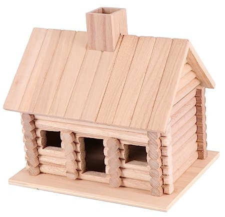 Gatuida Nid D'Oiseau en Bois Nids Suspendus Décoration De Maison D'Oiseau Cabane Maisons D'Oiseau Jardin Décoration Boisée Maisons D'Oiseau Décoratives en Rondins