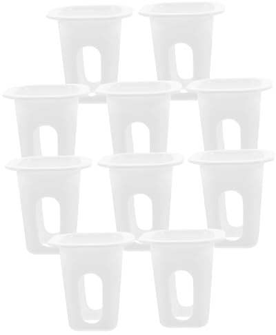 Milisten 50pcs Hydroponic Planting Baskets PP Plastic Soilless Culture Pots with Drainage for Indoor Vegetable Gardening and Aquaponic Growth