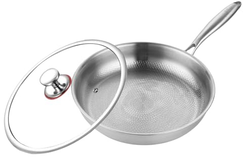 Genérico Sartén De Titanio Martillado | Utensilio De Cocina - Plancha Y Utensilios De Cocina Para Uso Diario En Restaurante Hotel Apartamento O Acampada