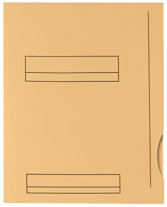 50 Sous-Dossier Oxford HV 2 Rabats A4 Kraft Bulle Pastel
