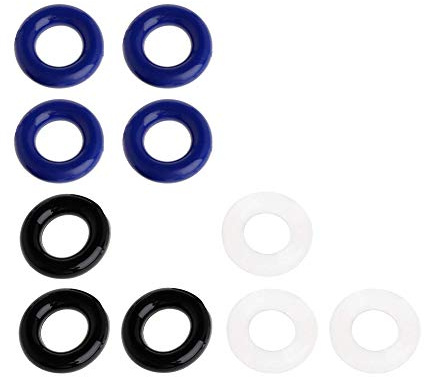 Anillos para el pene Anillo para el pene Paquete de 10 anillos para el pene de silicona estirable Anillos para el testículo a prueba de agua para hombres Juguete sexual para retrasar la eyaculación