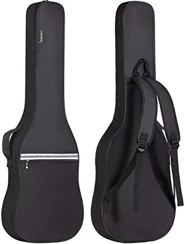 CAHAYA Elektrische Gitarre Gig Bag E-gitarrentasche Wasserfest mit reflektierenden Bändern CY0225