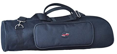 Leichte Oxford Tuch Trompete Gig Tasche Fall Wasser- Zipper Padded Einstellbare Schulter, Schwarz