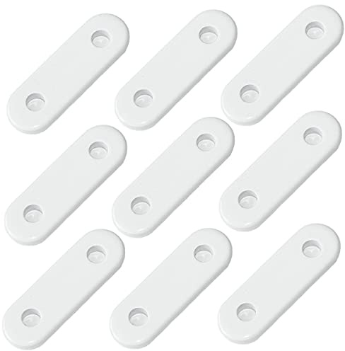 10 Pcs White Curtain Pendant Weights for Bedroom/Shower Curtain - 28g Each