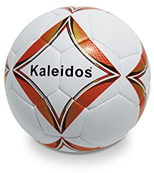 Mondo Sport - Pallone da football GALAXY KALEIDOS - misura 5 professional - 450 g - bianco rosso oro - 13879