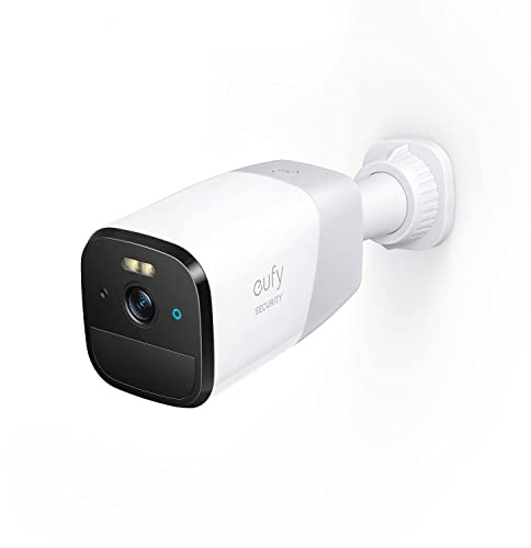eufy security 4G LTE övervakningskamera med SIM-kort, 2K HD, Starlight mörkerseende, dubbelsidig ljudfunktion, personigenkänning. Utan WLAN. Inkluderar SIM-kort och inbyggt lokalt minne.
