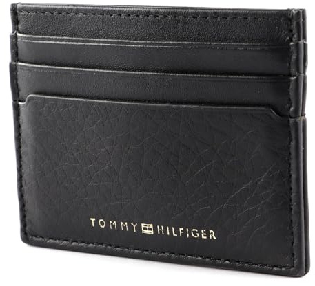 Tommy Hilfiger Herren Portemonnaie TH Premium Leather CC Holder Klein