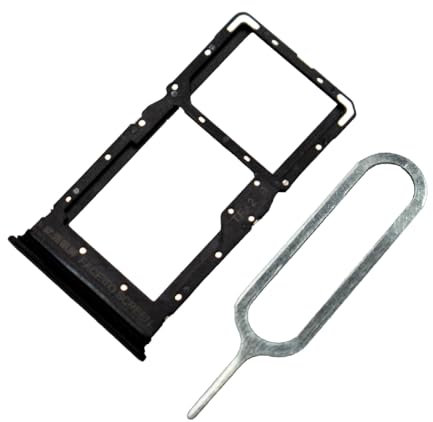 MMOBIEL Dual SIM Card Slot Tray Holder Replacement Compatible with Xiaomi Poco M4 Pro 5G / Redmi Note 11T 5G - Incl. Rubber Gasket and Sim Pin - Black