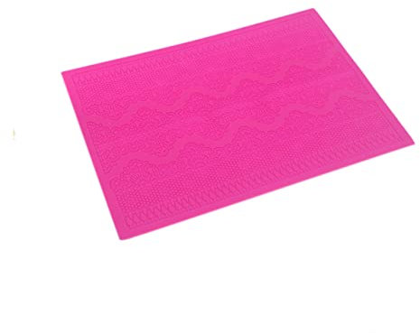 Cabilock Küchen Silikonmatte Lebensmittelecht Flexibler Fondant Prägeform Tortenspitze Geprägt Für Tortendekor Kuchen Backzubehör